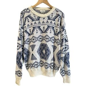 Vintage Canada Valdemar Cotton+Rayon Knit Crewneck Sweater size M